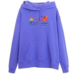 NWT Disney Lion King Retro 90s Fleece Hoodie